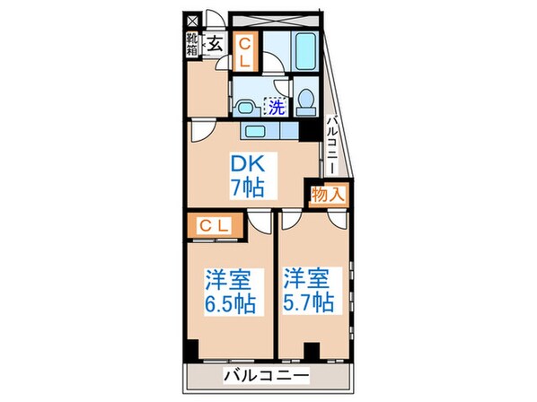 ロイヤルヒルズ中野の物件間取画像